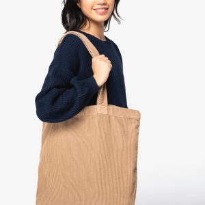 Sac écoresponsable délavé en velours côtelé