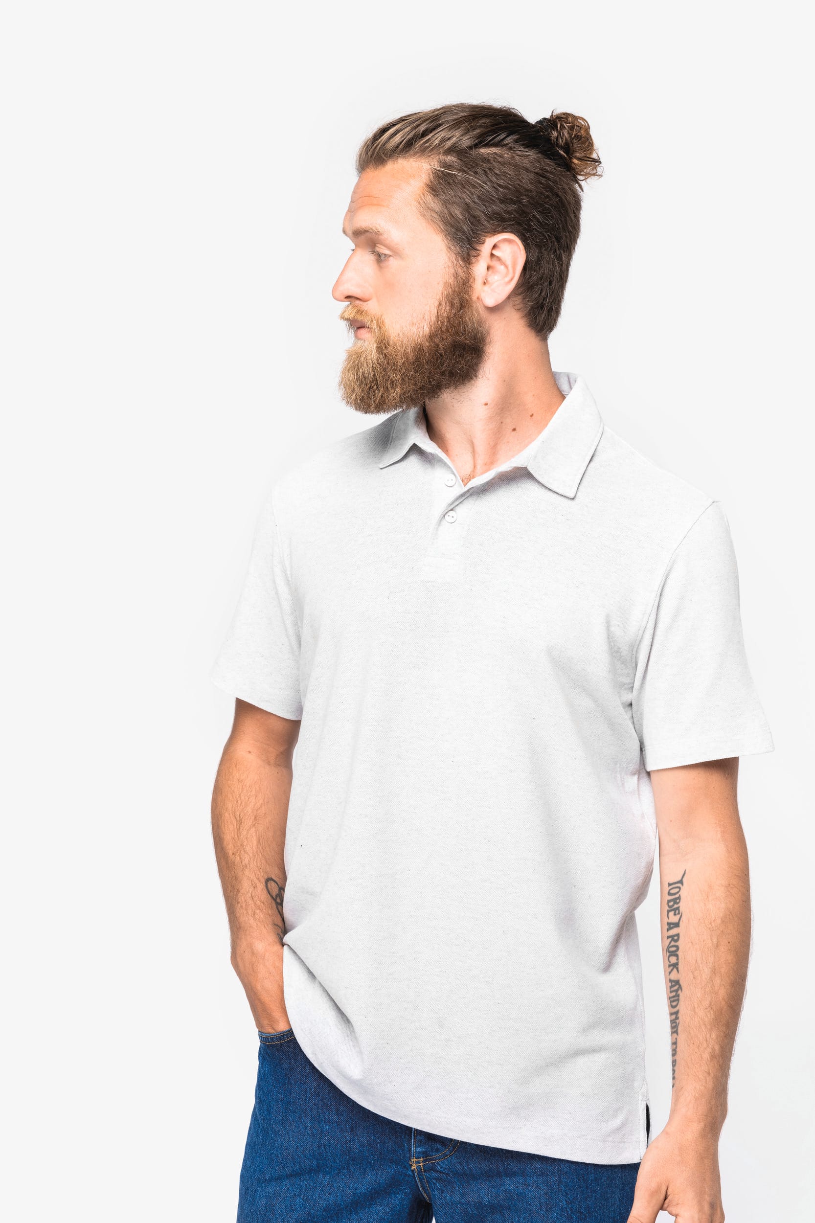 Polo écoresponsable recyclé homme