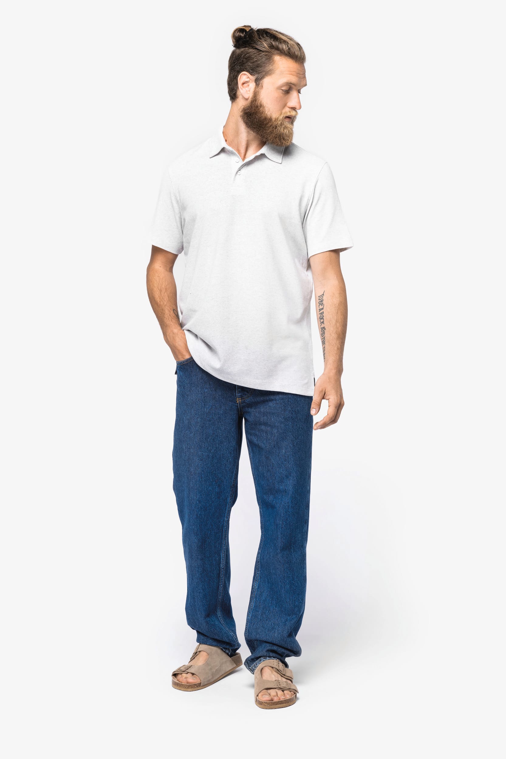 Polo écoresponsable recyclé homme – Image 2