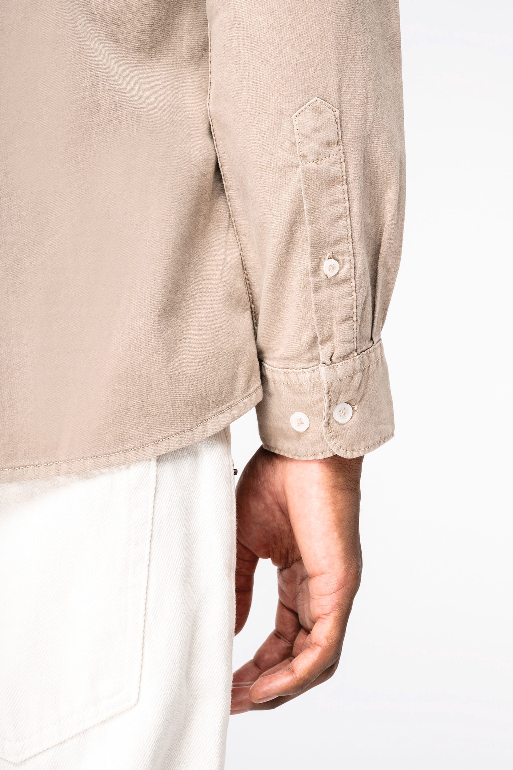 Chemise écoresponsable délavée homme – Image 4