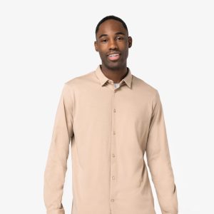 Chemise écoresponsable en jersey homme