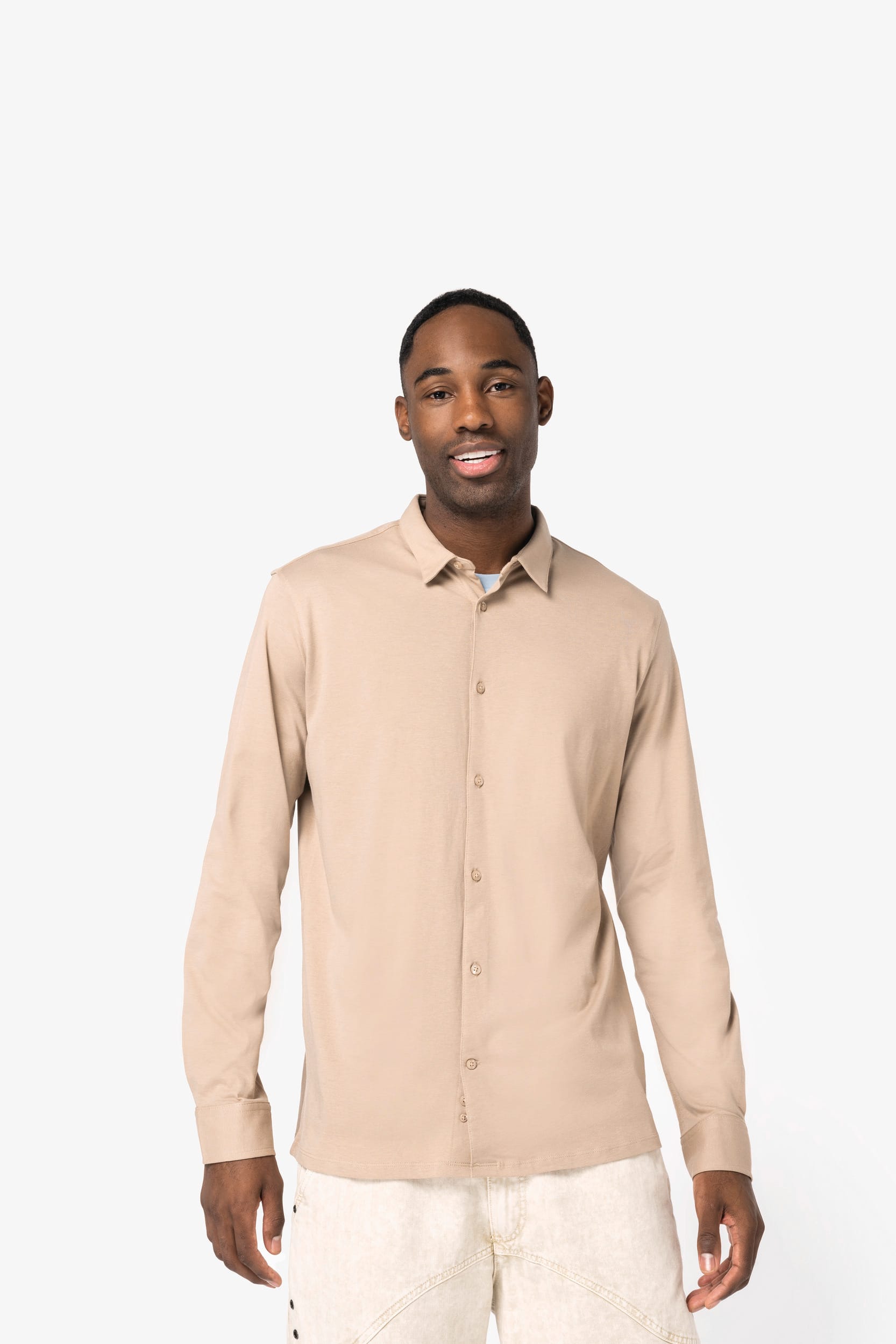 Chemise écoresponsable en jersey homme