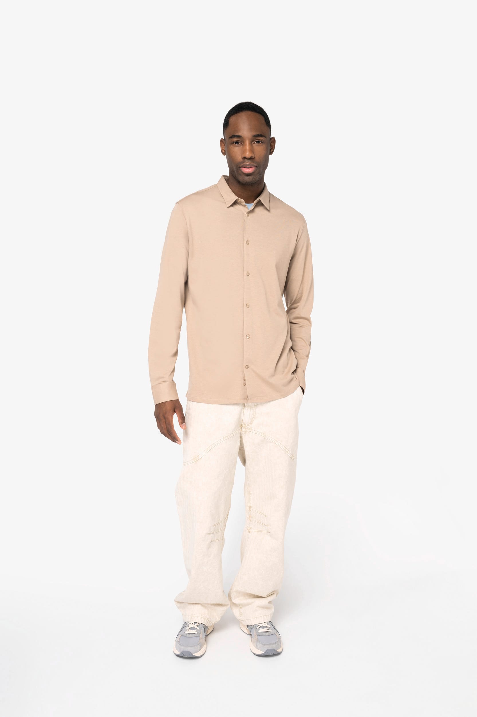 Chemise écoresponsable en jersey homme – Image 2