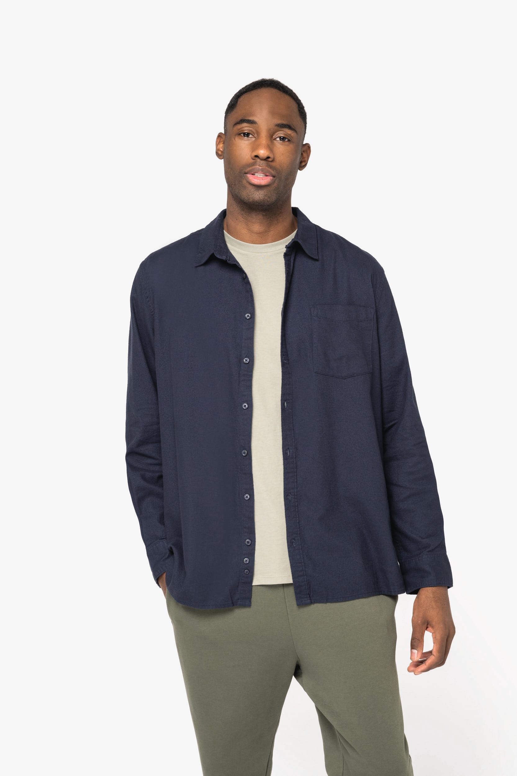 Chemise écoresponsable en flanelle homme – Image 2