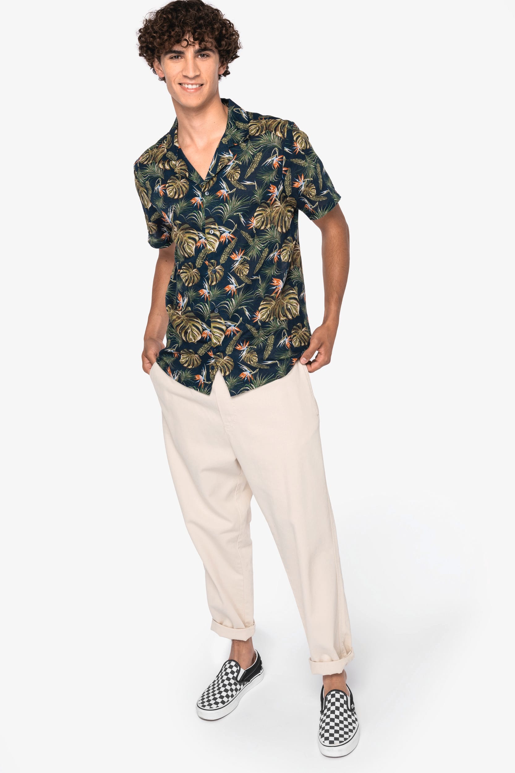 Chemise écoresponsable imprimé hawaïen homme – Image 2
