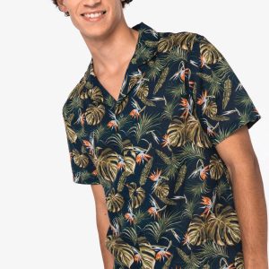 Chemise écoresponsable imprimé hawaïen homme