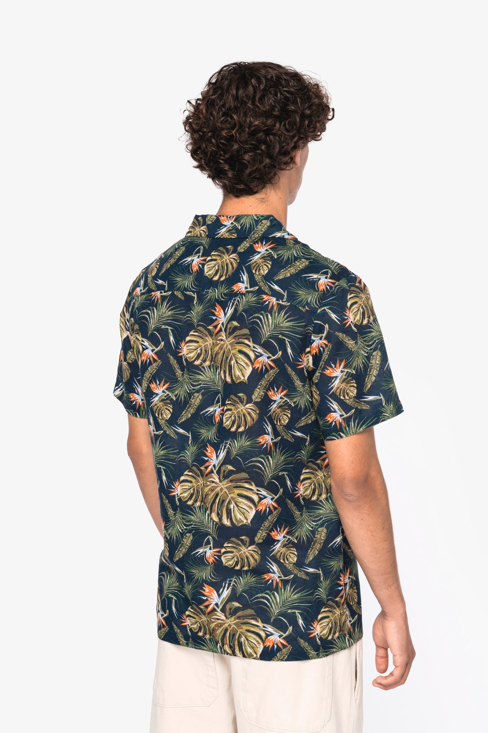 Chemise écoresponsable imprimé hawaïen homme – Image 3