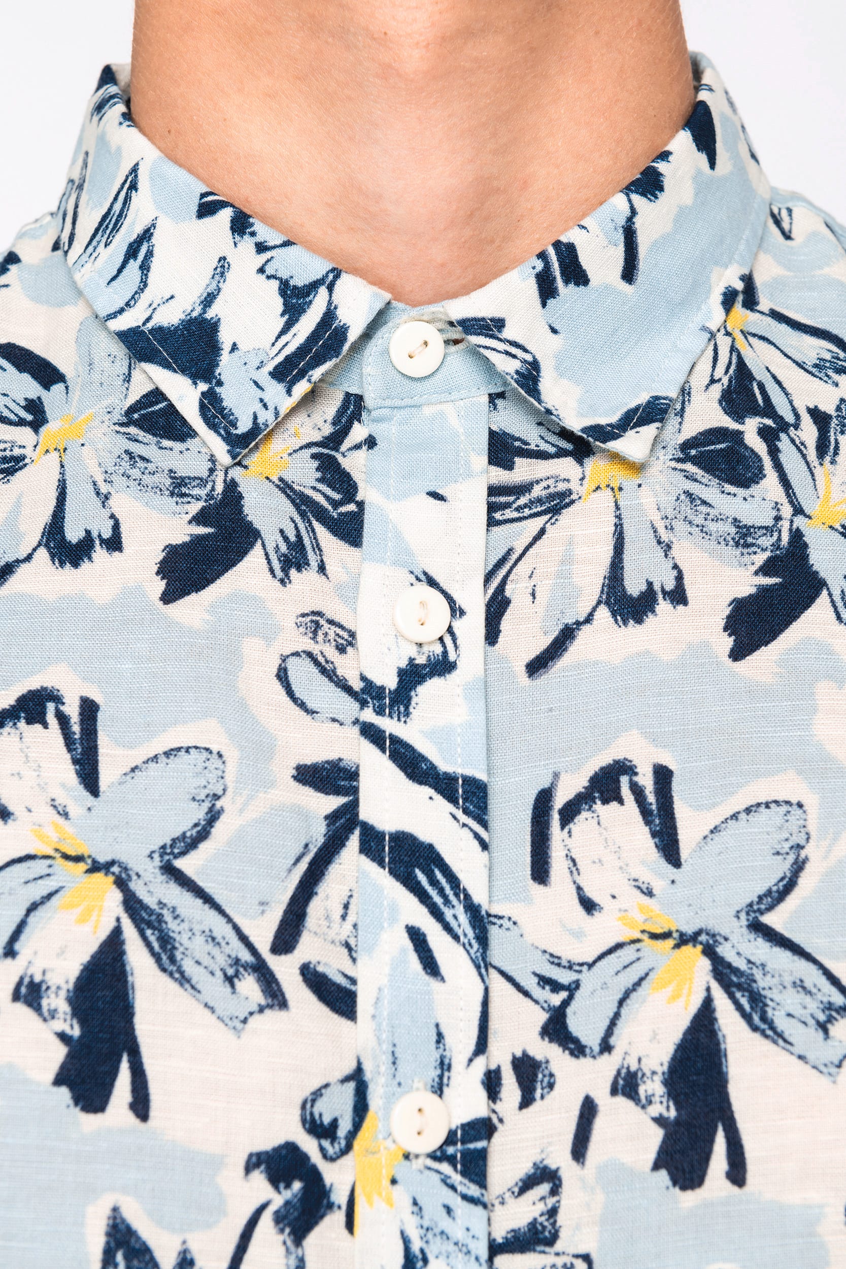 Chemise écoresponsable imprimé végétal homme – Image 15