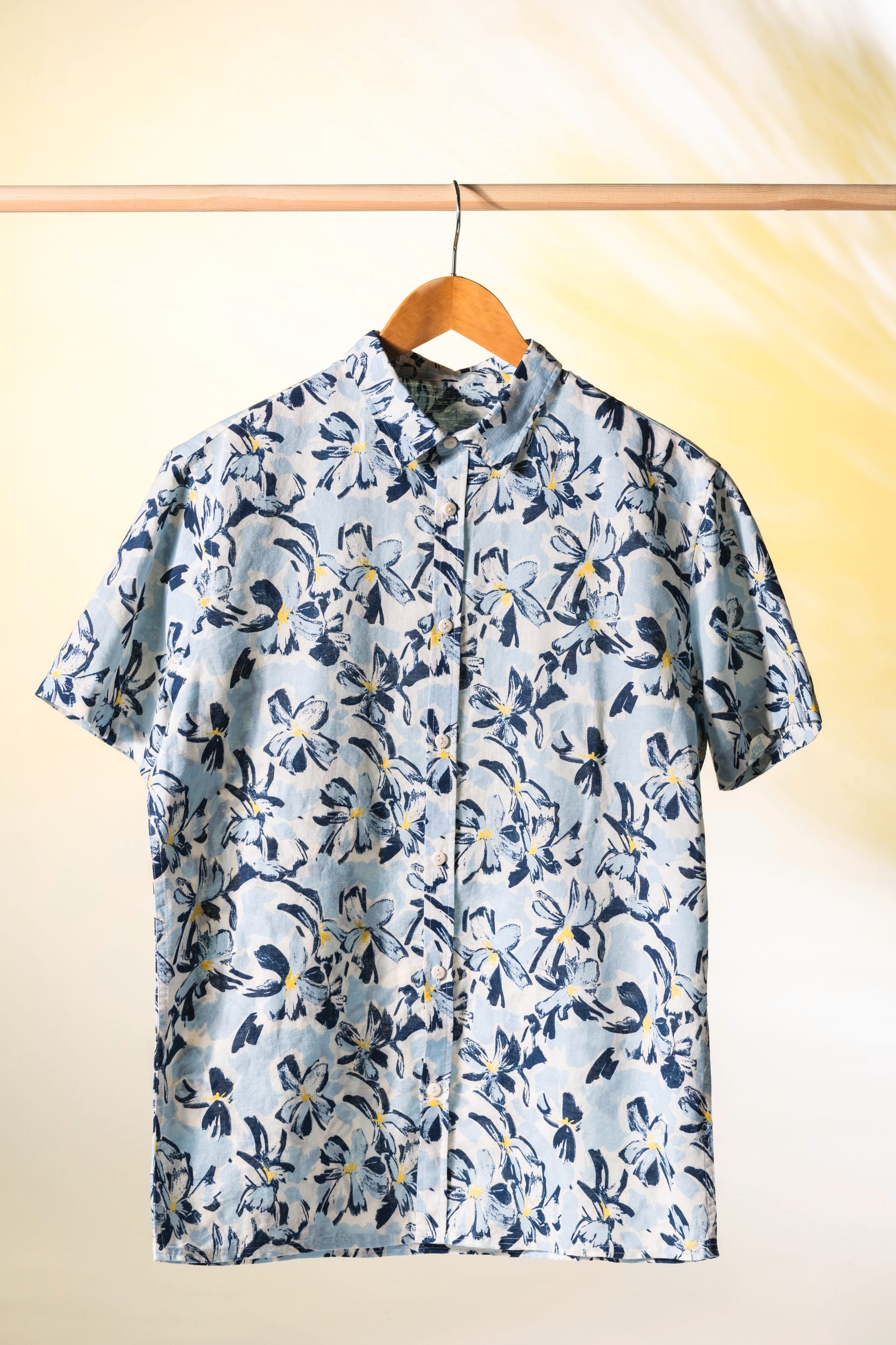 Chemise écoresponsable imprimé végétal homme – Image 14