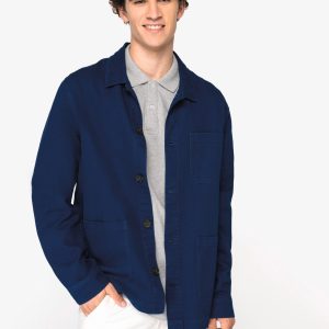 Veste worker écoresponsable délavée homme