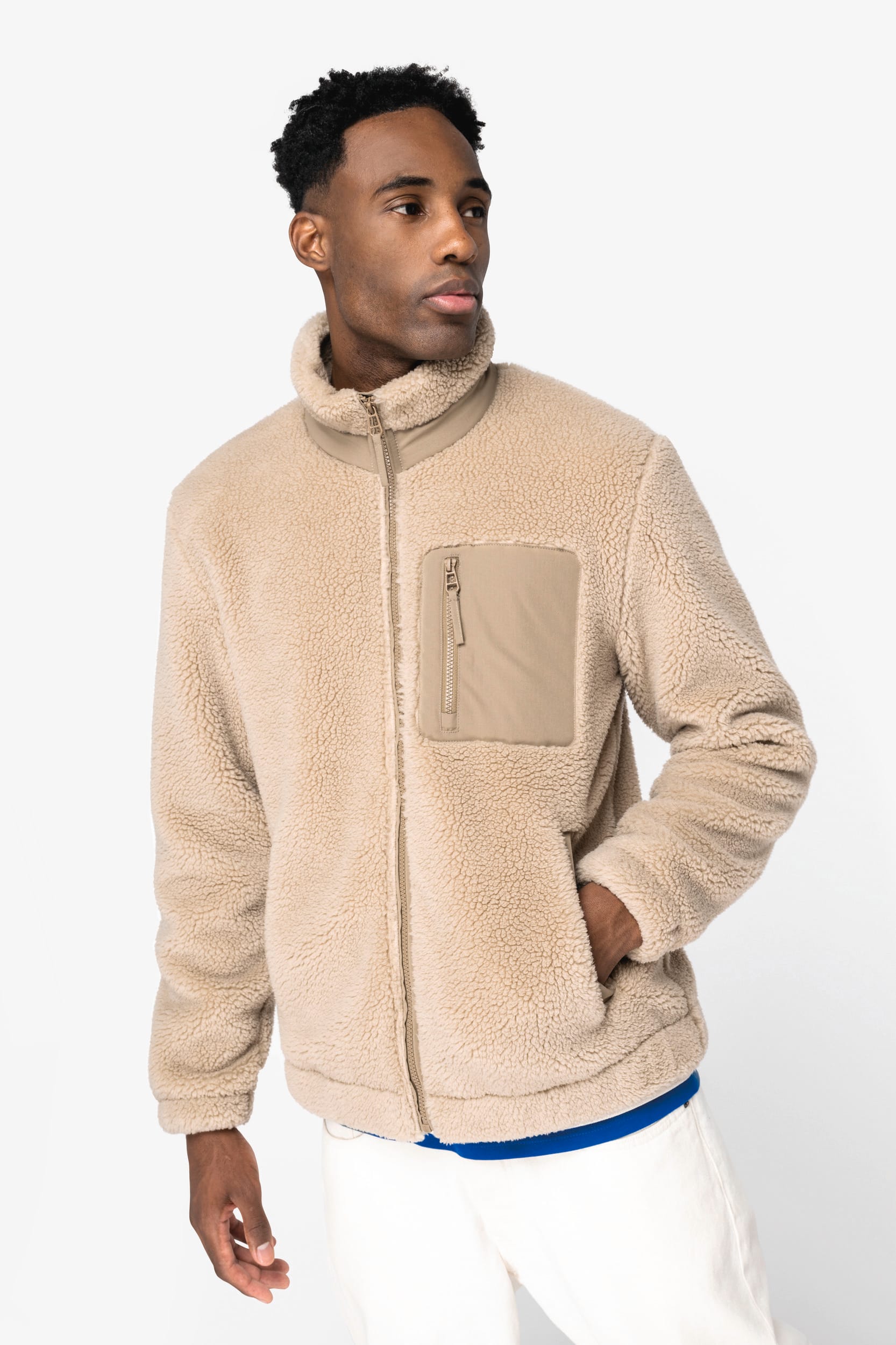 Veste écoresponsable en sherpa unisexe – Image 15