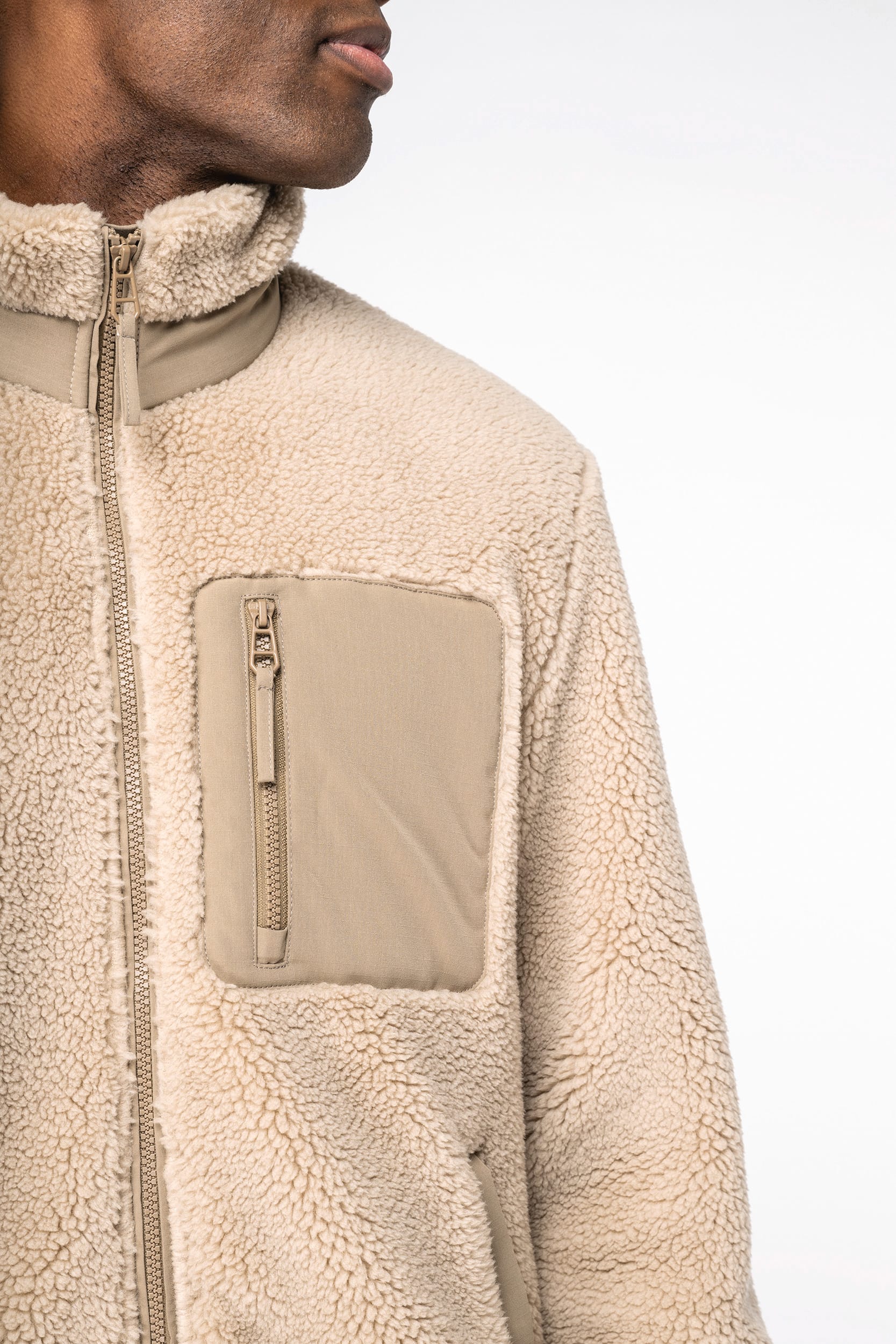Veste écoresponsable en sherpa unisexe – Image 162