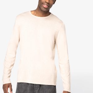 Pull écoresponsable à col rond en lyocell homme