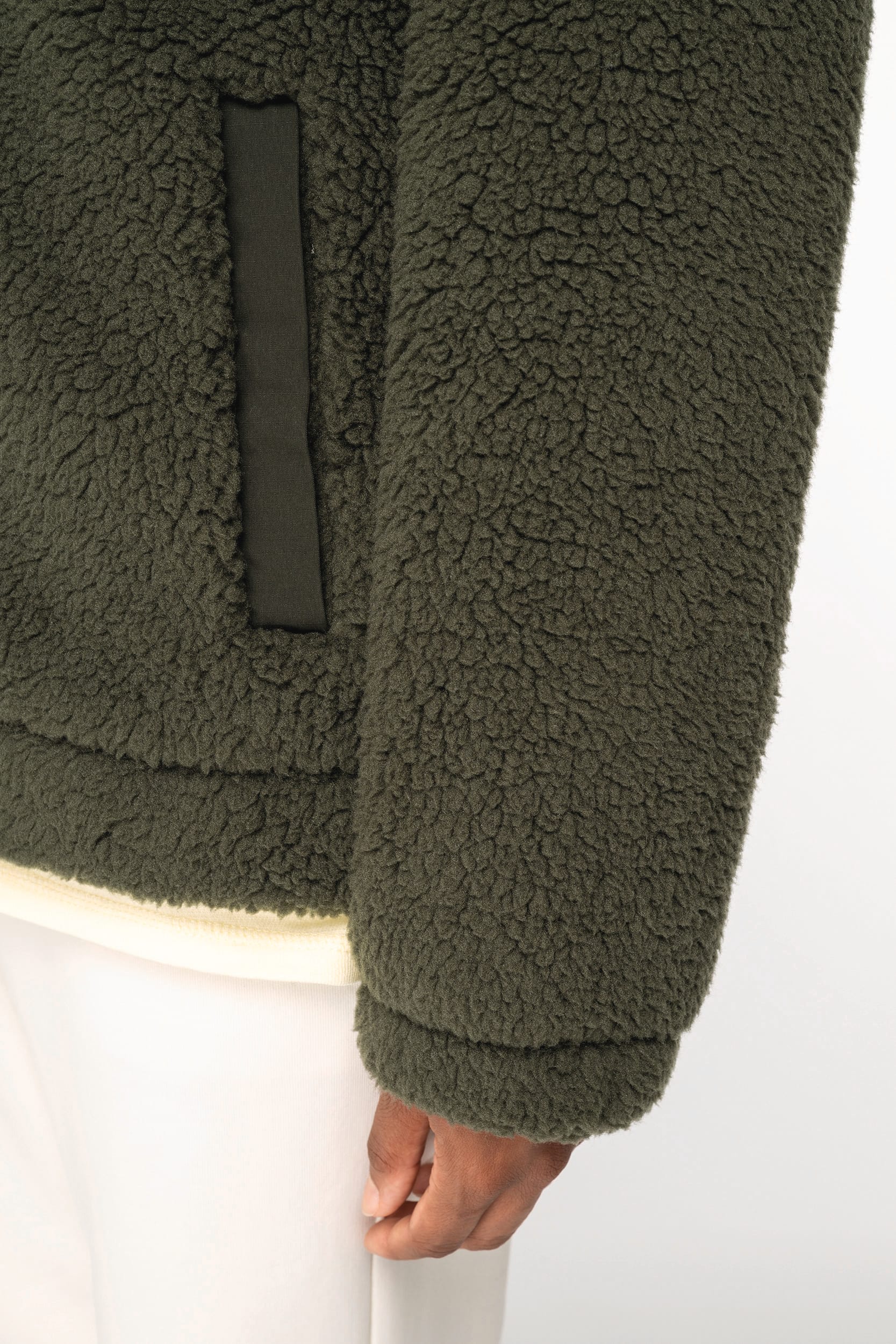 Veste écoresponsable en sherpa unisexe – Image 1096