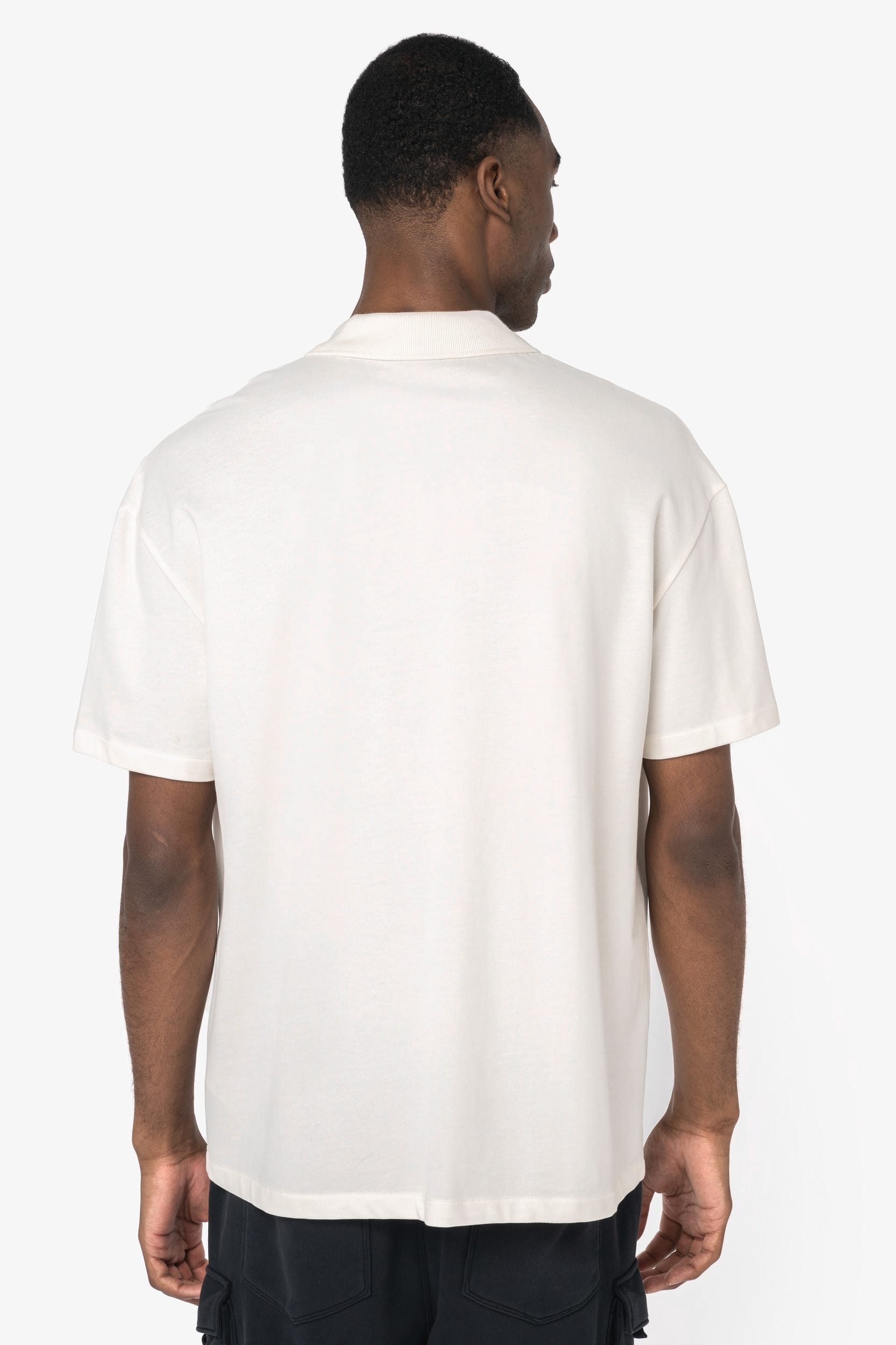 Polo écoresponsable maille piquée à épaules tombantes homme – Image 14