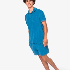 Polo écoresponsable en éponge homme