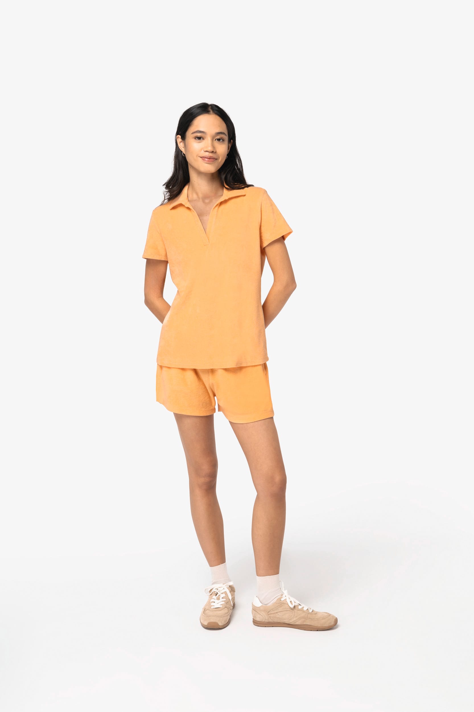 Polo écoresponsable en éponge femme – Image 16