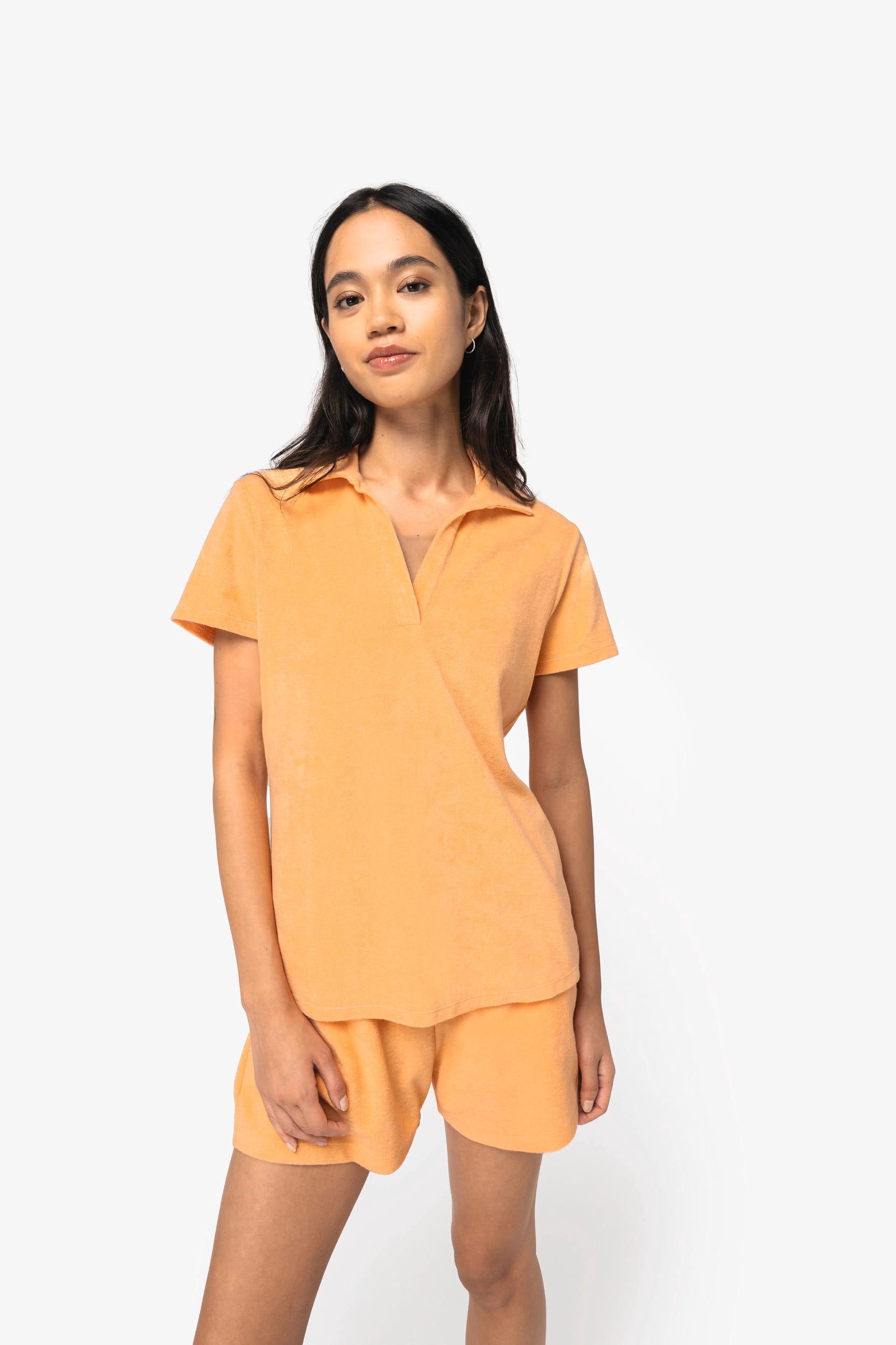 Polo écoresponsable en éponge femme – Image 17