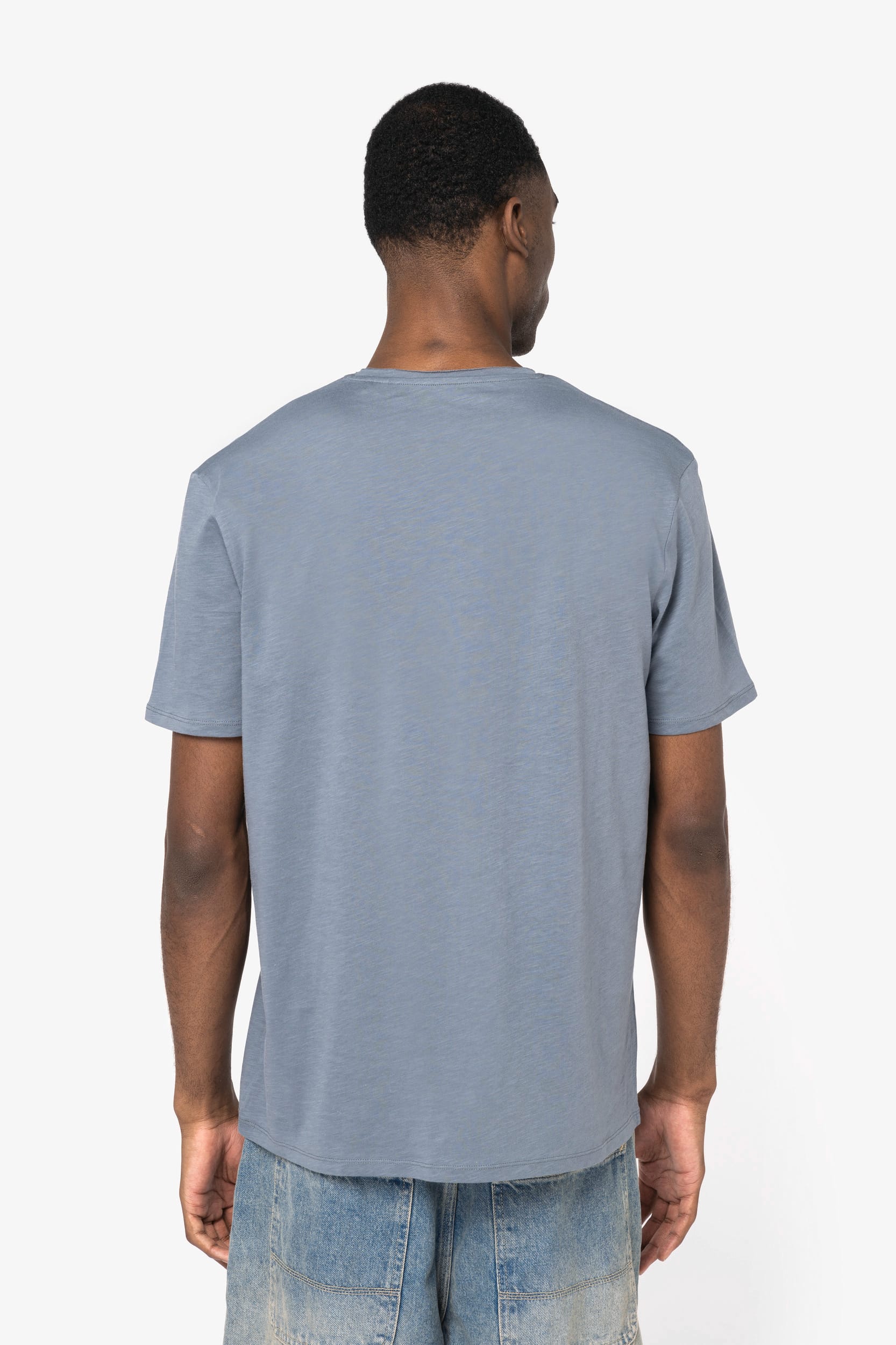 T-shirt écoresponsable slub bords francs homme – Image 20