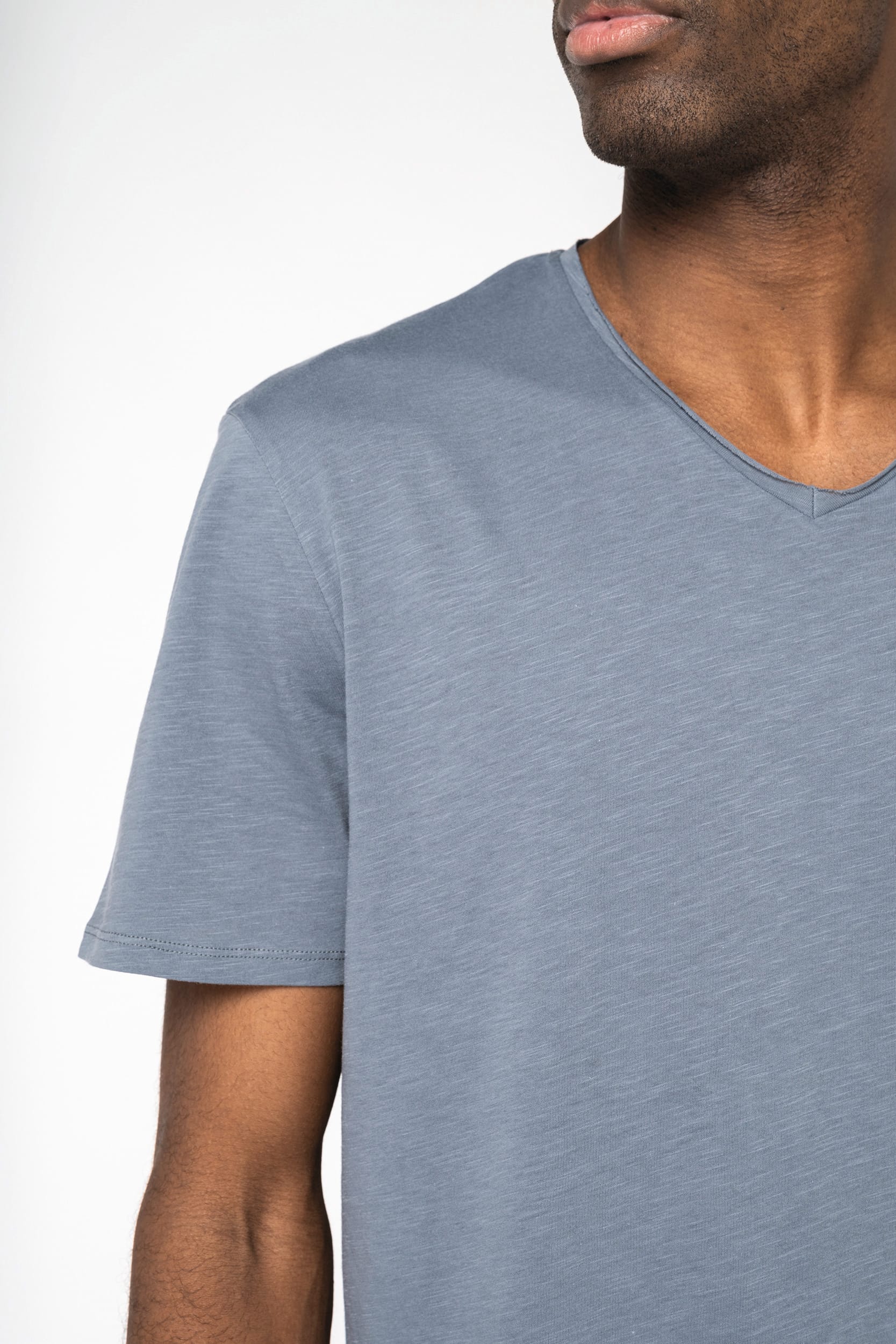 T-shirt écoresponsable slub bords francs homme – Image 21