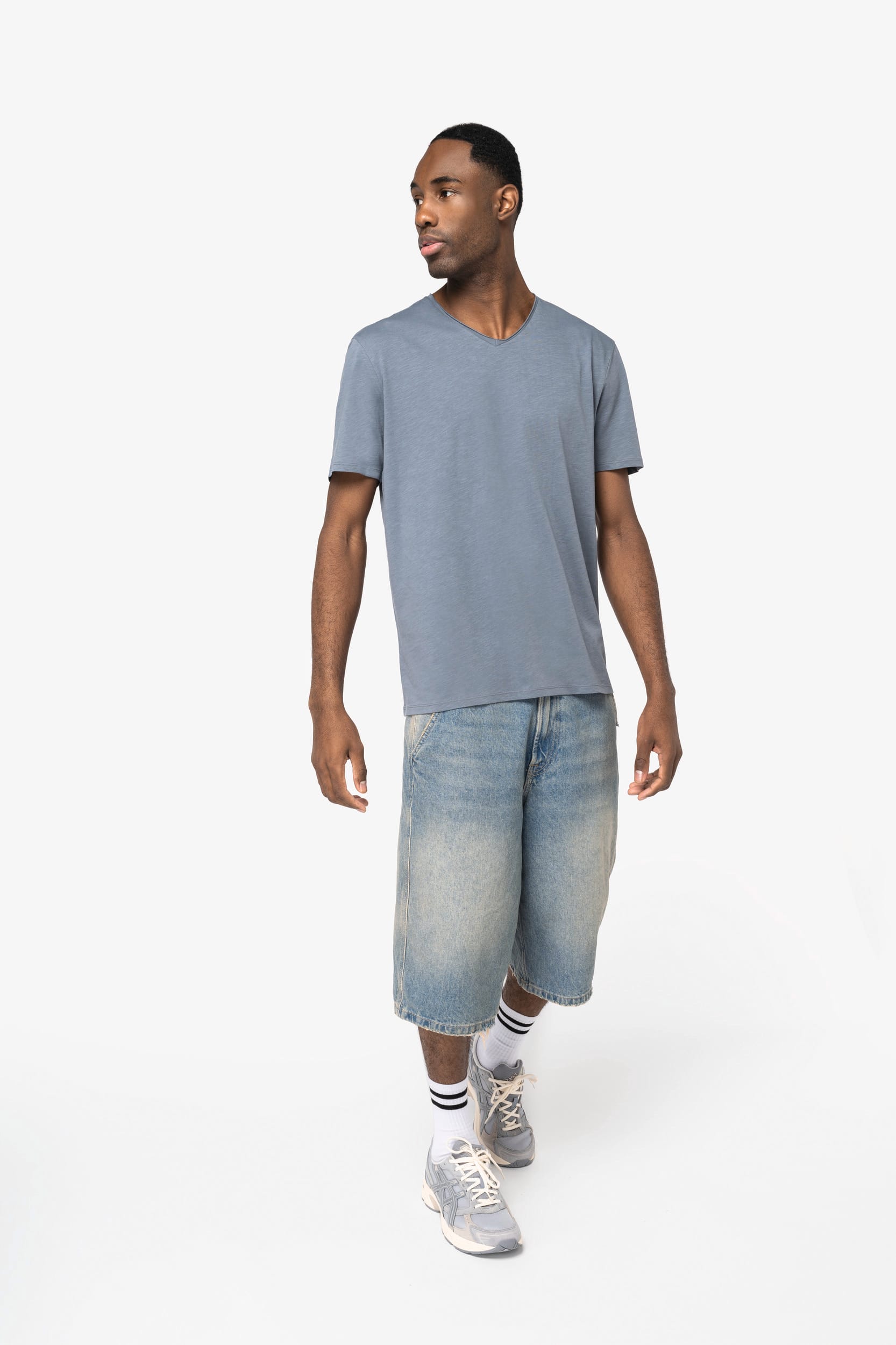 T-shirt écoresponsable slub bords francs homme – Image 19