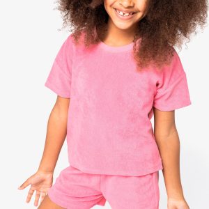 T-shirt écoresponsable en éponge fille