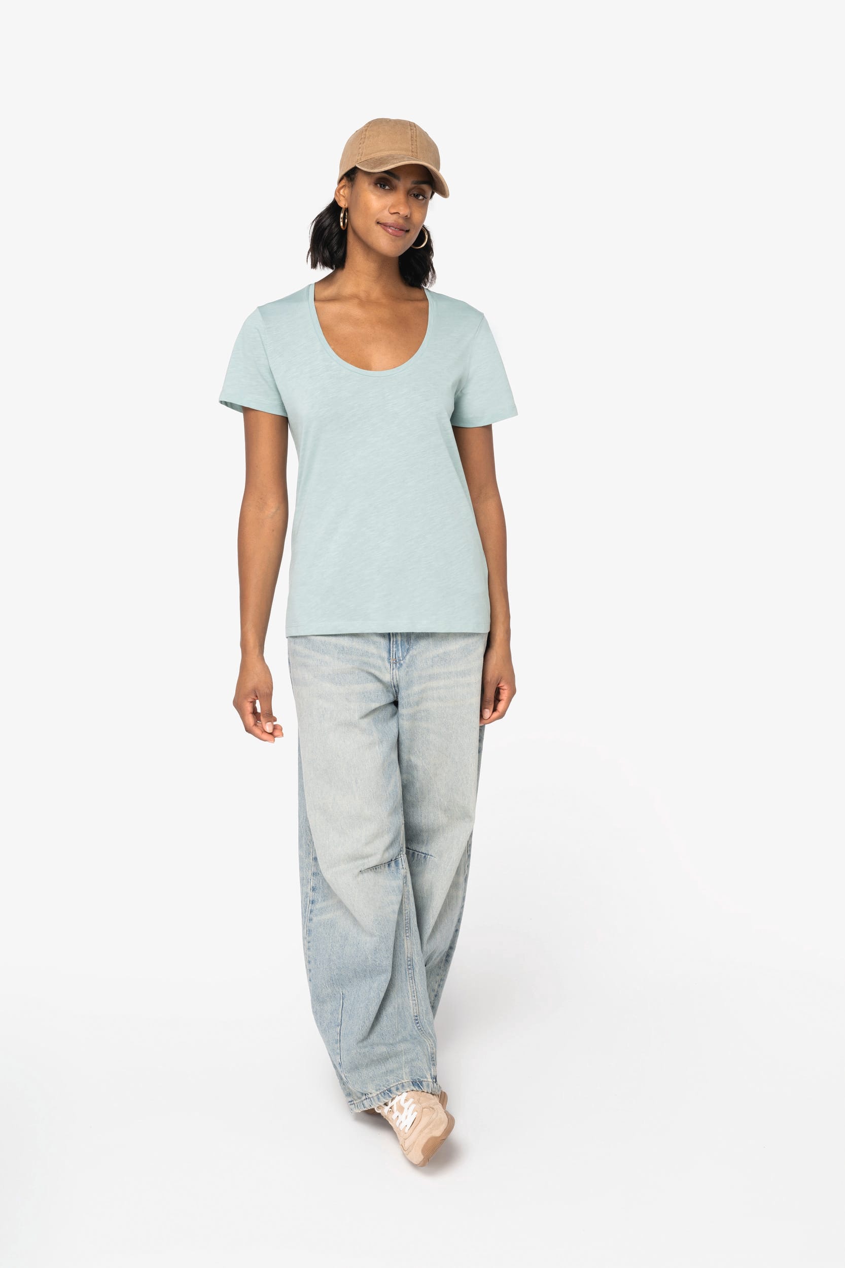 T-shirt écoresponsable slub femme – Image 31