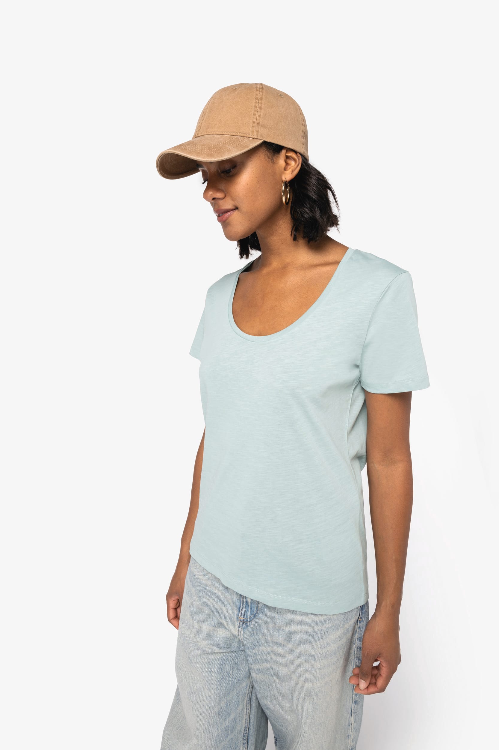 T-shirt écoresponsable slub femme – Image 32