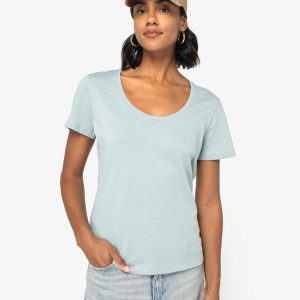T-shirt écoresponsable slub femme