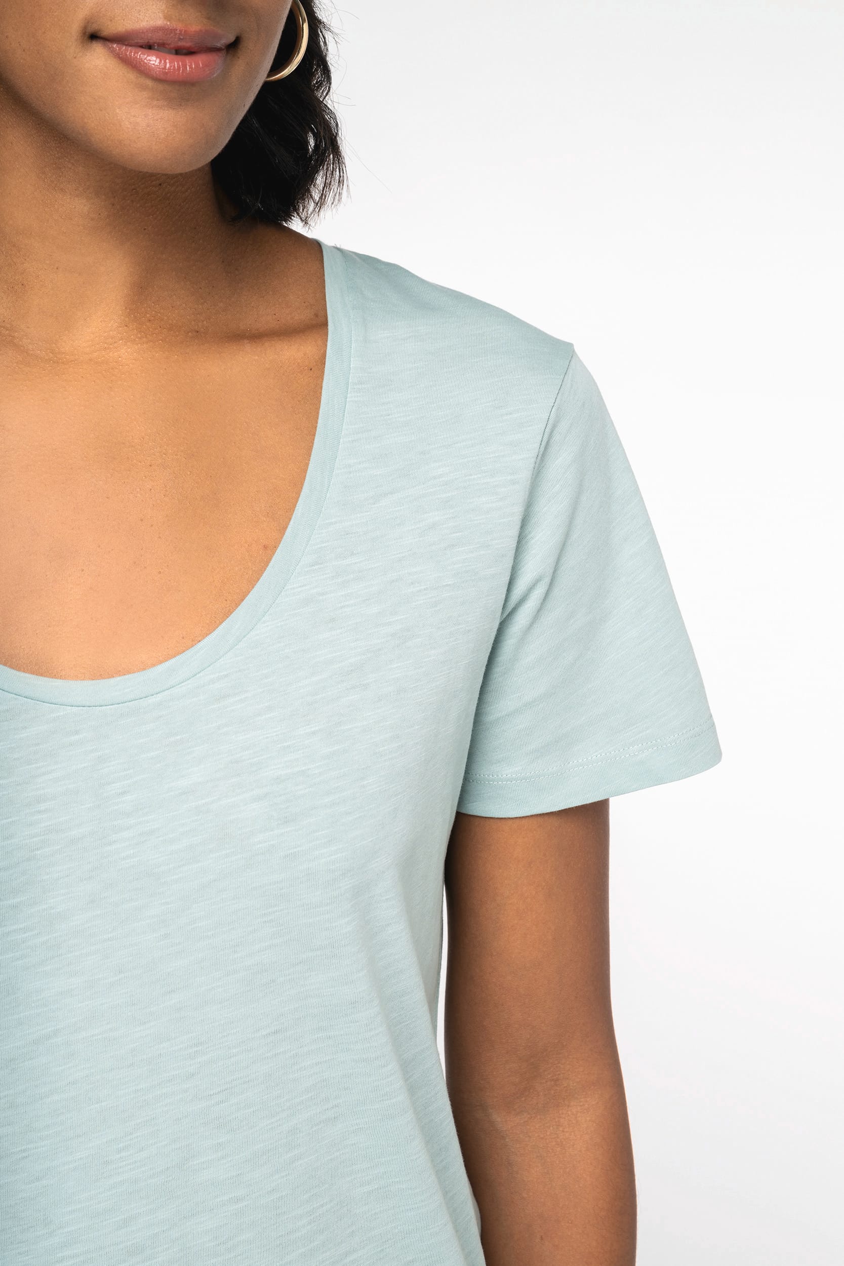 T-shirt écoresponsable slub femme – Image 34