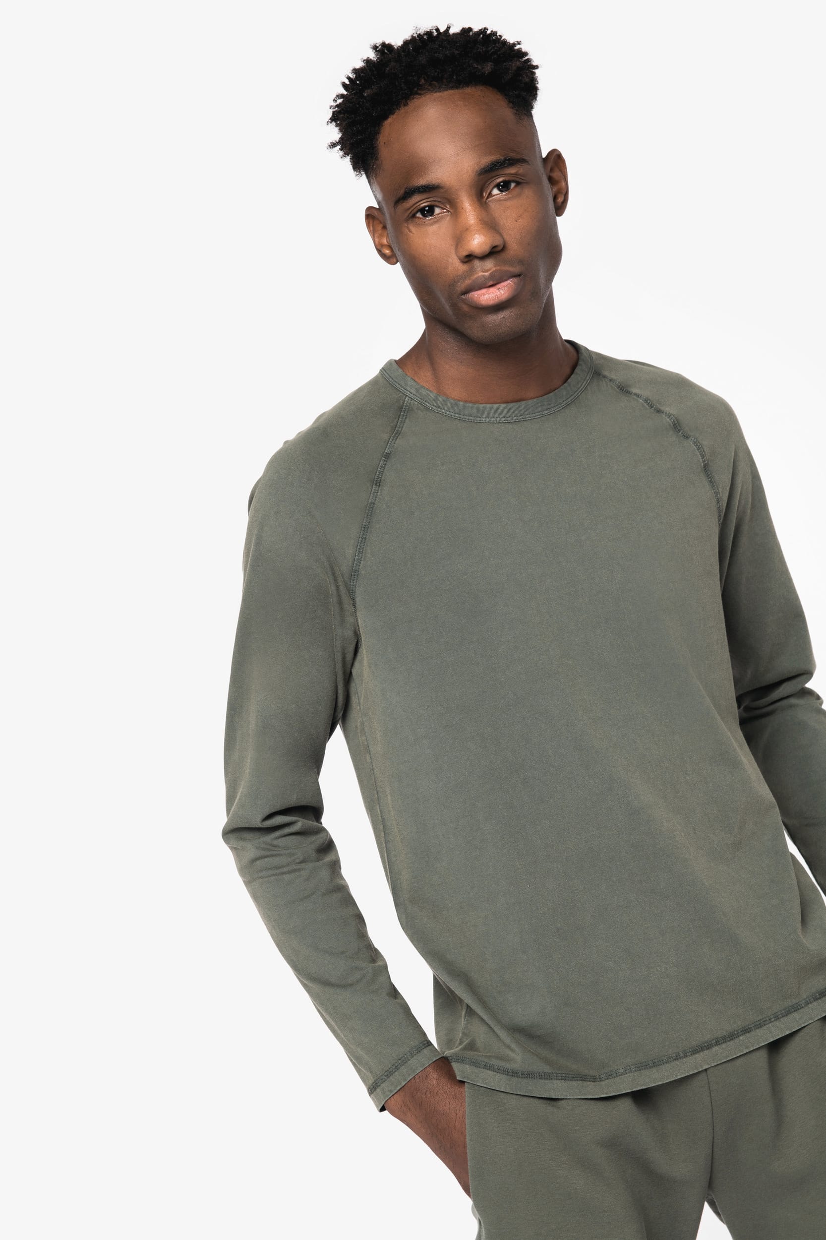 T-shirt écoresponsable raglan manches longues homme – Image 14