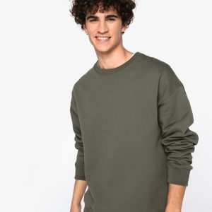 Sweat-shirt écoresponsable à col rond oversize unisexe