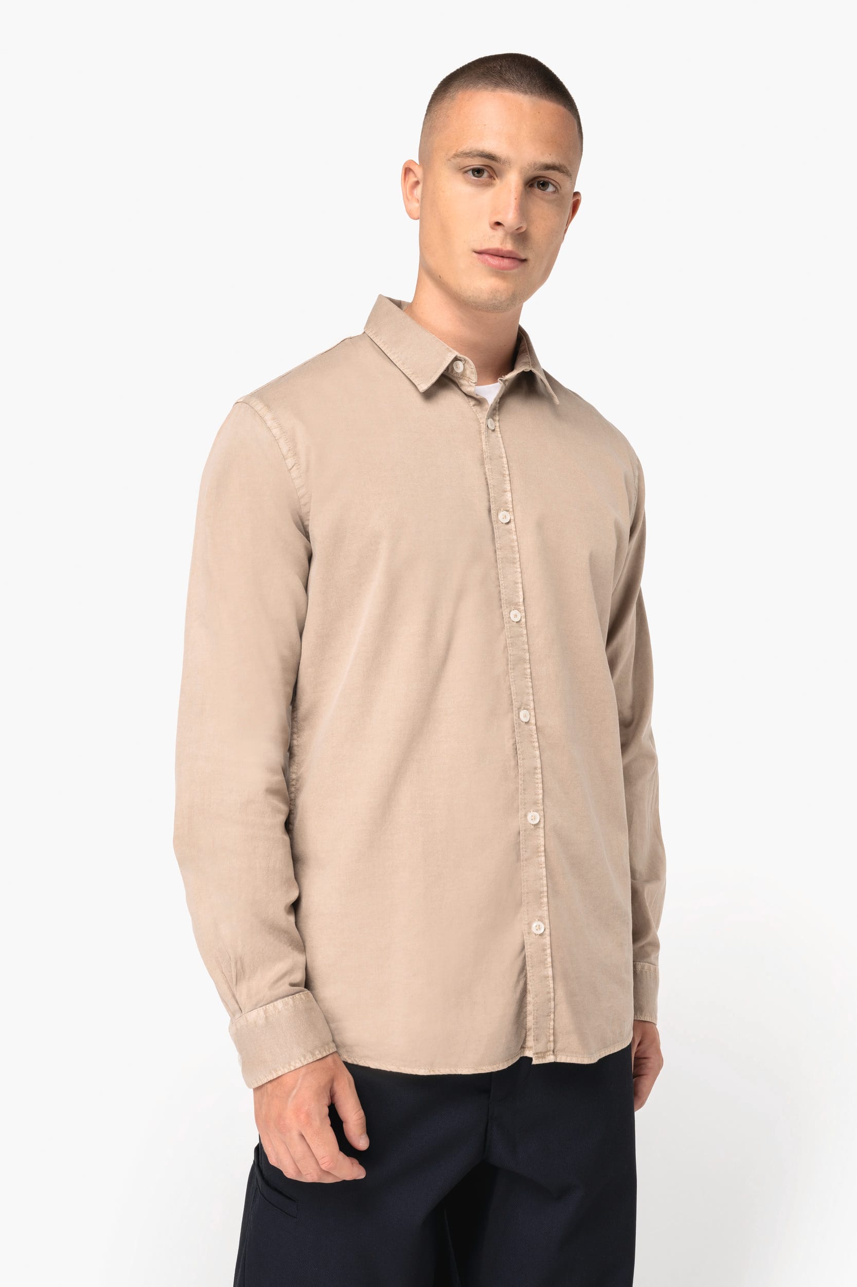 Chemise écoresponsable délavée homme – Image 22