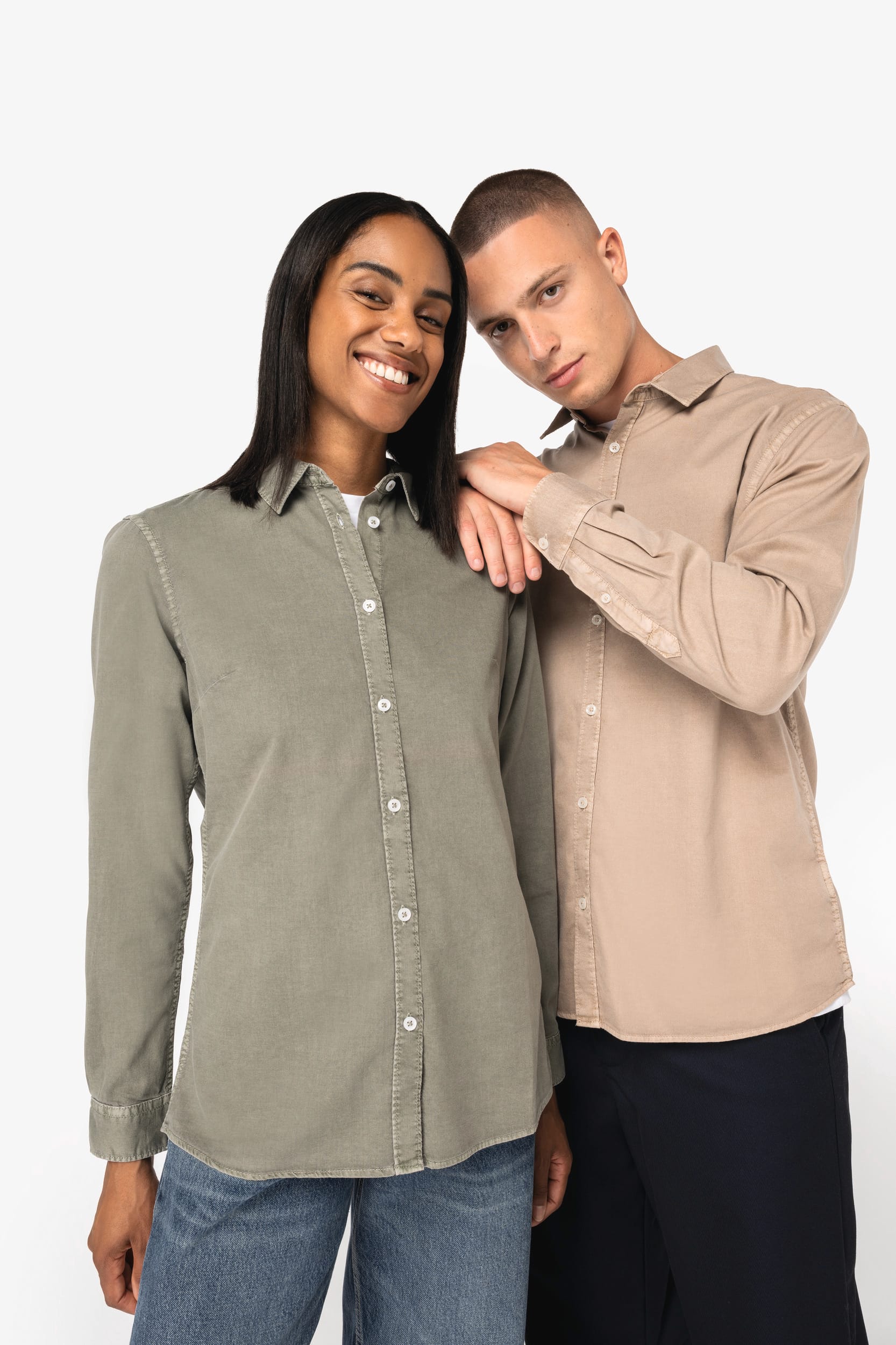 Chemise écoresponsable délavée femme – Image 24