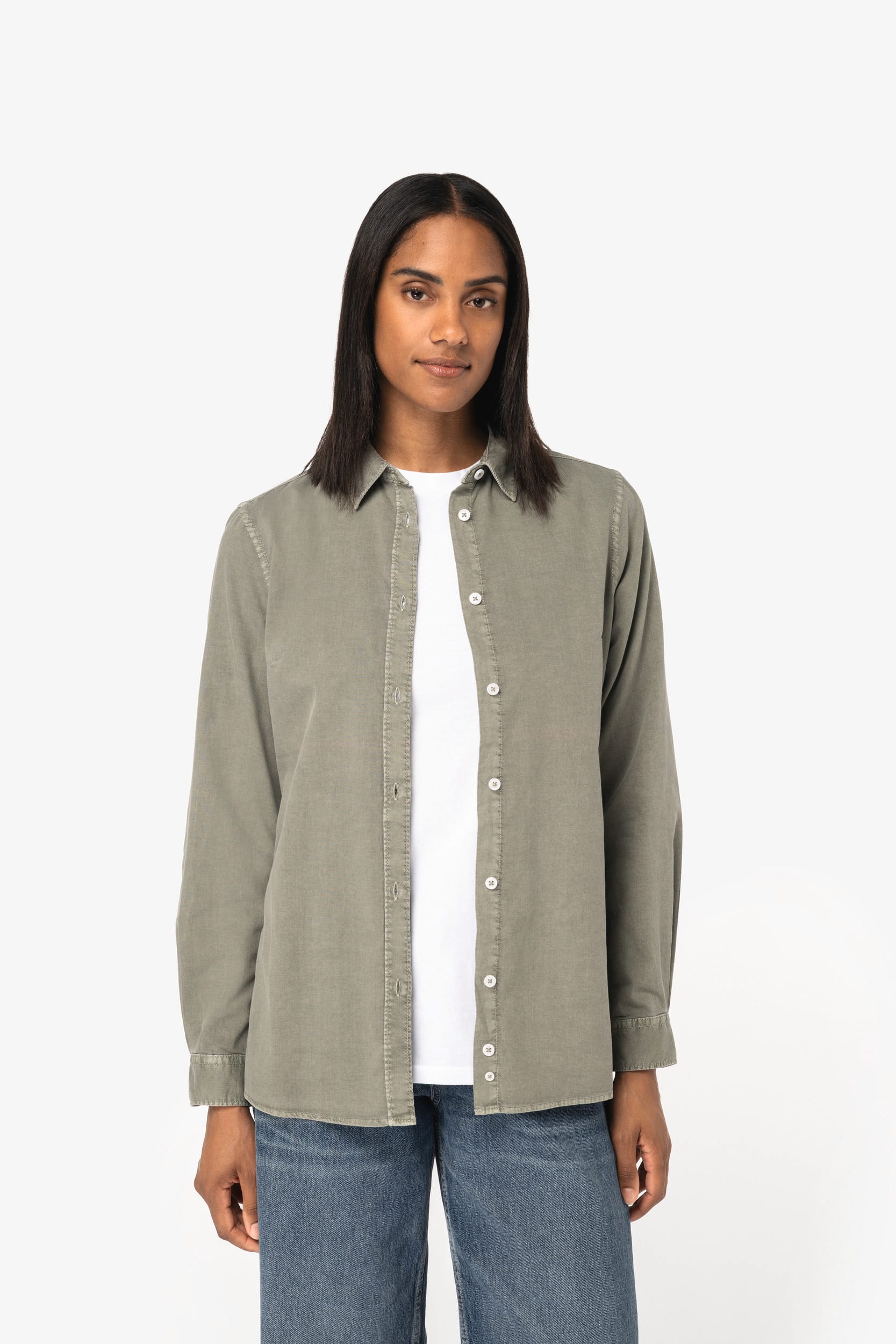Chemise écoresponsable délavée femme – Image 21