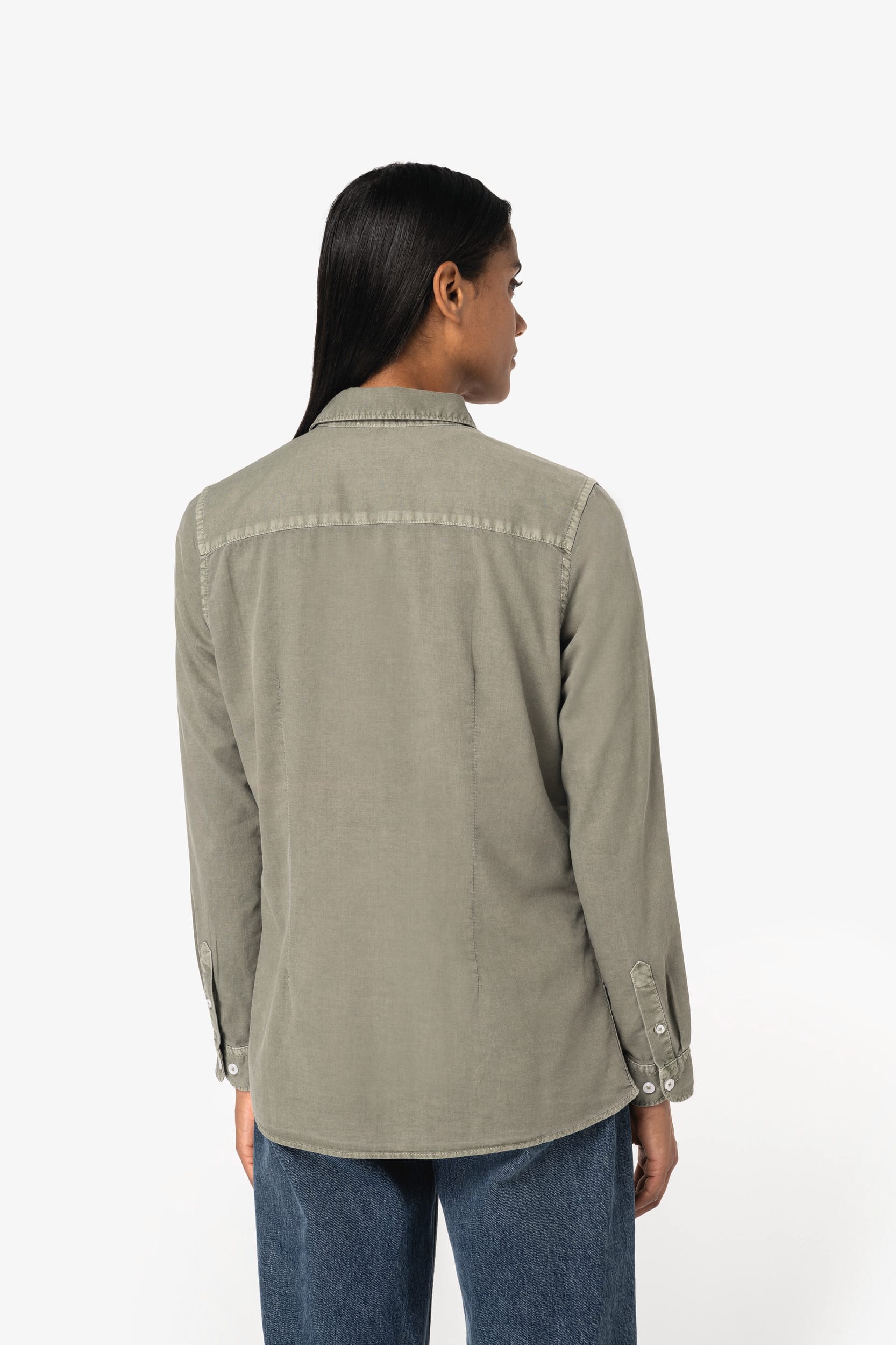 Chemise écoresponsable délavée femme – Image 23